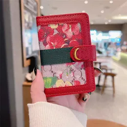 Luxurys Designers Credit Fashion Woman Card Holders Mini Wallet Högkvalitativ äkta läder Men Pure Color Card Holder280K