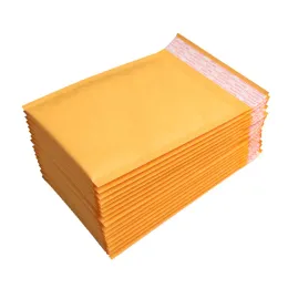 Hurtownia Nowe 100pcs/partie bąbelkowe mailery wyściełane koperty opakowania torby wysyłkowe Kraft Bubble Envellope Wheelop Winps 130*110 mm