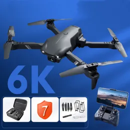 航空機Modle UAV MINI DRONE 4K 6K PROFESIONAL HD AERIAL CAMALIE JUGETES空気圧高度折りたたみ折りたたみ式クアッドコプターRCキッドトイギフト230815