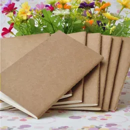 Kraft Brown Brak czasopism podróży Notebook Soft Brown White Notebooki dla podróżników Studenci i szkicowca biurowa JPLAS