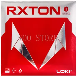 탁구 raquets Loki Rxton 1 탁구 고무 고무 반 끈적 끈적한 빠른 공격 오리지널 왕 하오 로키 탁구 스폰지 230815