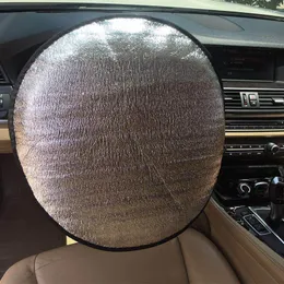 Крышка рулевого колеса 1pcs Car Sunshade Summer Supplies Sun Block Interior Accessories