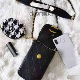 Bola de bolsa de canal de designer homem amantes da mulher de moda retrô versátil um ombro mensageiro de celular zero carteira luxuosa le324n