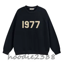 ESS Herrskjorta Top Craft Men's and Women's Fashion Designer Topps Street Casual Long Sleeve T-shirt 1977 Pure Cotton Thri-Dimensional Printed Polo Shirt