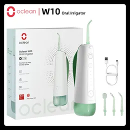 Andra orala hygien Oclean W10 Portable Oral Irrigator Water Jet Flosser Smart Dental Whitening Irigator IPX7 RECHARGABELT IRYGATOR uppgraderad från W1 230814