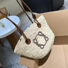 Women Casual Shoulder Bags Fashion Luxury Brands Basket Bag For Unisex Summer Holiday Straw Handbags Trendy Designers High Quality Purses