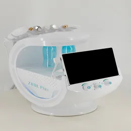 New 7 in 1 Multifunctional Beauty Equipment Hydra Facial Skin Analyzer Skin Care Machineスマートアイスブルー酸素水素バブルビューティーマシン