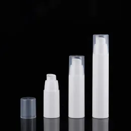 15ML 30ML 50ML Airless Lotion Pump Bottles PP White Airless Pump Lotion Bottle Apefb