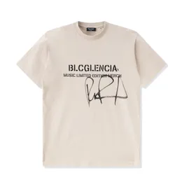 BLCG LENCIA Women Summer T-shirts Womens Oversize Pesados ​​Pesados ​​Fabric 100% algodão Triplo Gerta