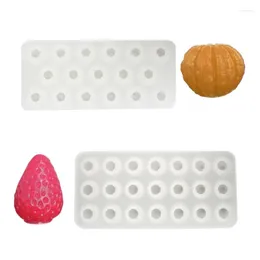 Stampi da forno stampi in silicone fragole/arancione a forma di fondente torta zucchero cioccolato zucchero cioccolato cucina pasticceria cucina