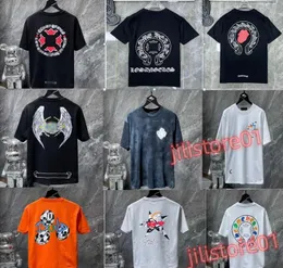 Comprar camisetas masculinas de luxo moda camiseta para venda Ch marca cromos camisetas designer mulheres sânscrito casal camiseta moletom ferradura flor coração j7