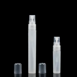 5ml 10ml Buzlu Plastik Atomizer Tüpü Boş Doldurulabilir Mat Koku Parfüm Koku Seyahat İçin Örnek Sprey Şişeler 017oz 034oz OJCTS