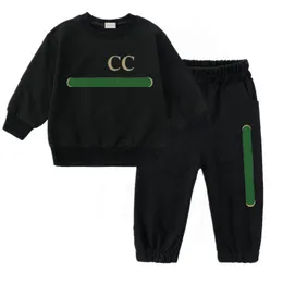 أزياء العلامة التجارية شعار الملابس مجموعات هوديي الأطفال من النوع الثقيل القطن القطن المغطى الطفل طفل صغير