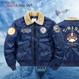 Herbst Winter Military Jacket Outwear Mens Cotton gepolsterte Pilotarmee Bomberjacke Mantel Freizeit Baseballjacken Uni -Jacken HKD230815