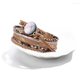 Charmarmband ZG -armband Tillbehör Kristallflätad magnetisk spänne Kvinnors modehänge Python Alloy Bangle Kvinnliga smycken