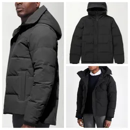 Goode Designer Mens Down Jackets White Duck Windbreak Men Parkas 재킷 칼라 겨울 겨울 복어 진짜 늑대 모피 코트 북극 후드 트림 Doudoune Manteau Homme Canada