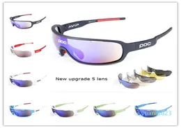 2023 óculos de sol com 5 óculos de sol POC polarizados da marca de lentes para homens mulheres esportes de bicicleta de bicicleta de bicicleta de bicicleta de bicicleta com óculos de sol homens