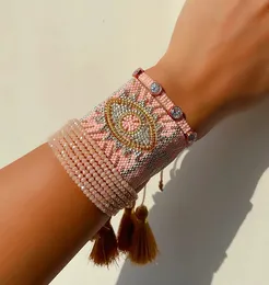 Charm Bracelets Turkish Sets for Women Pulseras Mujer Moda Miyuki Biżuteria ręcznie robione krosne koraliki 230814