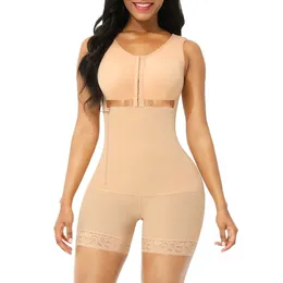 허리 배 셰이퍼 Fajas Colombianas BBL 2 단계 수술 후 Shapewear Bodysuit 산후 압축 전신 셰이퍼 버트 리프터 230814