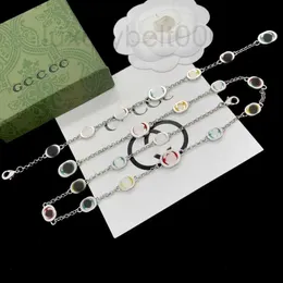 Bracelet & Necklace designer 23 New Advanced Sense Simple English Letter Personalized Fashion Style Jewelry Set Chain BGI2