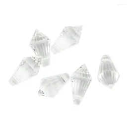 Chandelier Crystal 200pcs/Lot Small Size Clear Color 11x20mm Icicle Prism U Drop Parts Pendant For Suspension