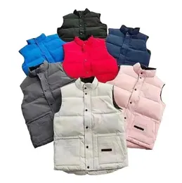 Mens Västar från Kanada ner Vest Puffer Jacka Parka Designer Jackor Män Kvinnor Vintergås Vindbrytare Coat Ytterkläder Värme