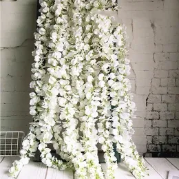 زفاف ديي الاصطناعية wisteria زهرة شنقا راتان العروس الزهور الزهور للمنزل حديقة الزخرفة
