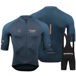 Rowerowe koszulki PNS Zespół Mężczyźni Summer Summer Short Sleeve MTB Maillot Ropa Ciclismo Rower Zużycie oddychające ubranie 230814