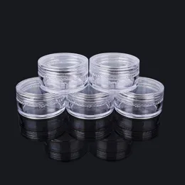 10 Gram Bottles 035 oz Plastic Pot Jars Clear Round Acrylic Container for Travel, Cosmetic, Makeup, Bead, Sample, Lip Balm, Candy, Her Icka