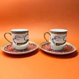 Tassen erstklassig Coffe Cups Set Keramik Becher Porzellan Teebecher Luxus Geschenk Bone China Hochzeit Dekoration Getränke 230815