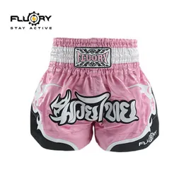 Utomhus shorts kvinnor fluory rosa och vit orange est mode muay thai 230814