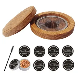 Barwerkzeuge Cocktail Raucher Kit Whisky Holz geräucherte Holzhaube für Getränke Küchenzubehör Drop Lieferung Hausgarten Essbarware Dhnxd