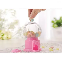 Lagringsflaskor 6pcs Candy Machine Dispenser Gumball Catcher for Children Toys Gifts ()