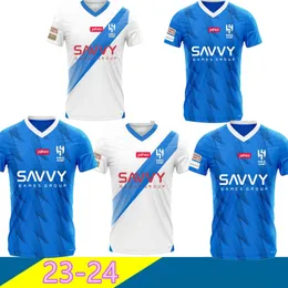 2324 Neymar Jr 10 Al Hilal 2023 Saudi Soccer Jerseys Malcom Neves Sergej Vietto Koulibaly Lghalo Kanno Home Away Football Home Away Top Jersey