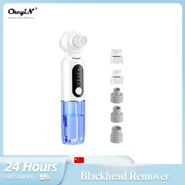 Cleaning Tools Accessories CkeyiN 3 Level Suction Acne Blackhead Remover Multi Head Electric Cleanser with Compress Skin Care Tool 230815