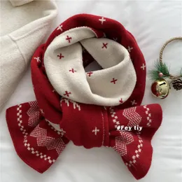 Bandanas Christmas Warm Scarf Stamping Modello stampato da esterno Silk Neffroot Silk Rechable Riscaldal Neck