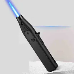 最新のペン型ジェット風力防止ブタンライターガスなし膨張性炎ガジェット喫煙用の5色