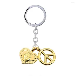 مفاتيح مفاتيح الأنيمي Jojos Bizarre Adventure Keychain Metal Kujo Jotaro Hats Buckle Key Chain Ring Women Band Jewelry Llaveros Hombre