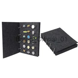 Felt Pin Brooch Display Storage book Metal badge Chest Holder Box Pennant Brooch Board School Badge Case Container Collection x0816