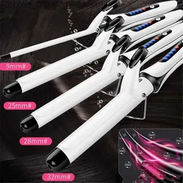 New professional 9mm 32mm LCD electric ceramic curler iron curler wave fashionable hairstyle tool 2# Z230817