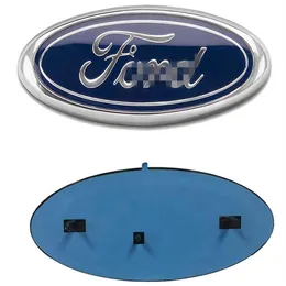 2004-2014 FORD F150 FRONT GRILLE TAILGATE EMBLEM OVAL 9 X3 5デカールバッジNAMEPLATE F250 F350 Edge Explo2517にも適合