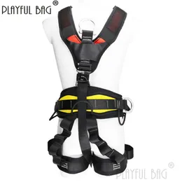 Klättring R PB Lekfull väska Cilmbing Safety Belt Full Body High Place Protection Equipment Bekväm styrka ZL55 230815