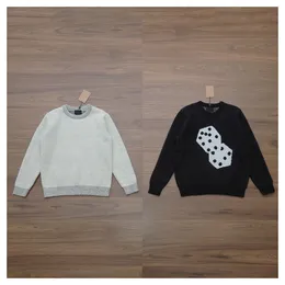 Men's Sweaters St Black 8 Crewneck Sweater Men''s Pullover High Quality Dice Knit 230815