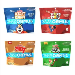 Jump Edibles Package Mylar Bags Edible Packaging W Gusset Myla Bag Zipper Lock Full Color Printed Resealable Pouch Snack Food Packages Emso