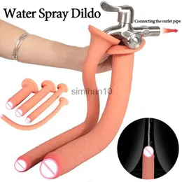 Dildos/Dongs Nowe super długie spray dildo wód ogromne ejaculujące penis Realistyczna duża wtyczka kutasa Anal Anal Masturbator Masturbator dla dorosłych zabawki dla kobiet HKD230816