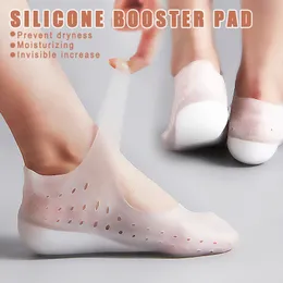 Schuhteile Zubehör 1 Paar unsichtbare Höhenhöhlenabsatzpads Socken Liner Erhöhen Sie das Innensohle -Silikon für Frauen, Männer elastischer Schutzkissen versteckt 230816