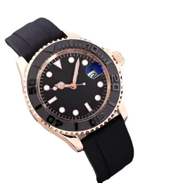 Neue Herren Womens Yacht Uhr 2813 Automatische Bewegung Edelstahl Fashion Mechanical Watches Männer Gummi -Gurt Designer Luxurys Day Master -Armbanduhren