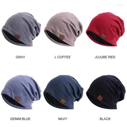 Basker Autumn and Winter Imitation Cashmere Solid Color Pile Heap Cap Dubbelskikt Varm lädertagg Inneslutningshylsa JDU-