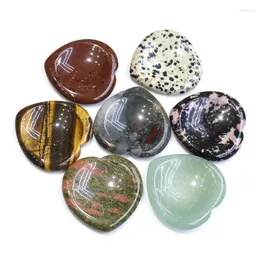 Decorative Figurines 10 / 20 Pcs Different Kinds Natural Crystal Thumb Palm Worry Stone