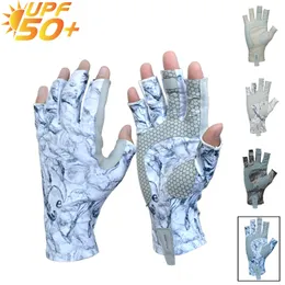 Пять пальцев перчатки Riverruns Рыбалка без пальцев предназначена для мужчин и женщин на каякинга